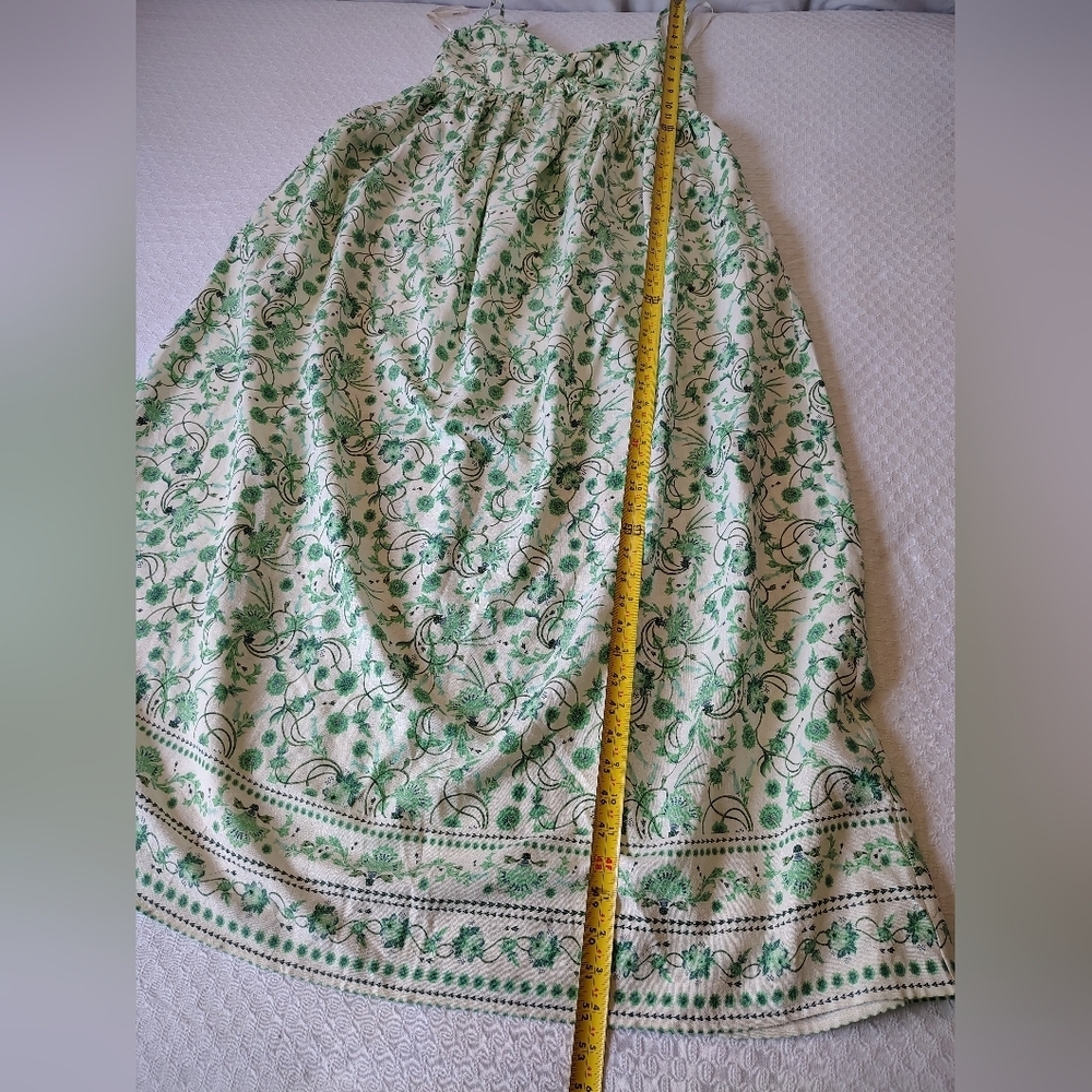 Forever 21 Green Floral Maxi Dress Size M - Picture 4 of 6